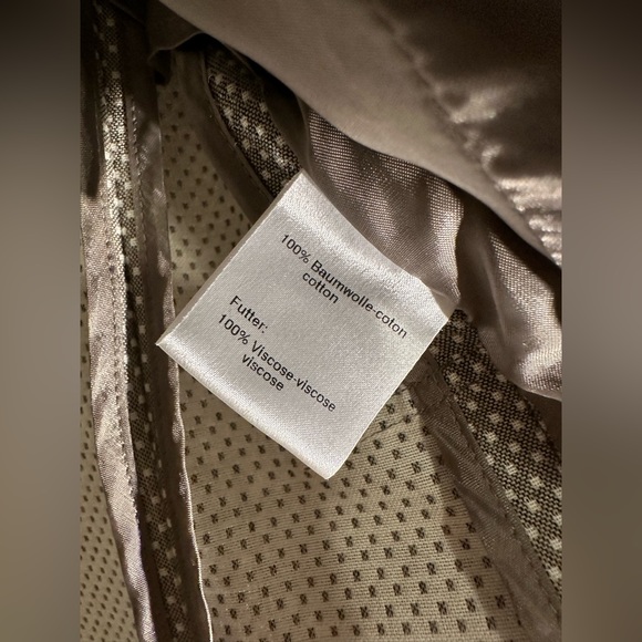 Akris Punto cotton taupe/white dot blazer - size 8 - Picture 12 of 12